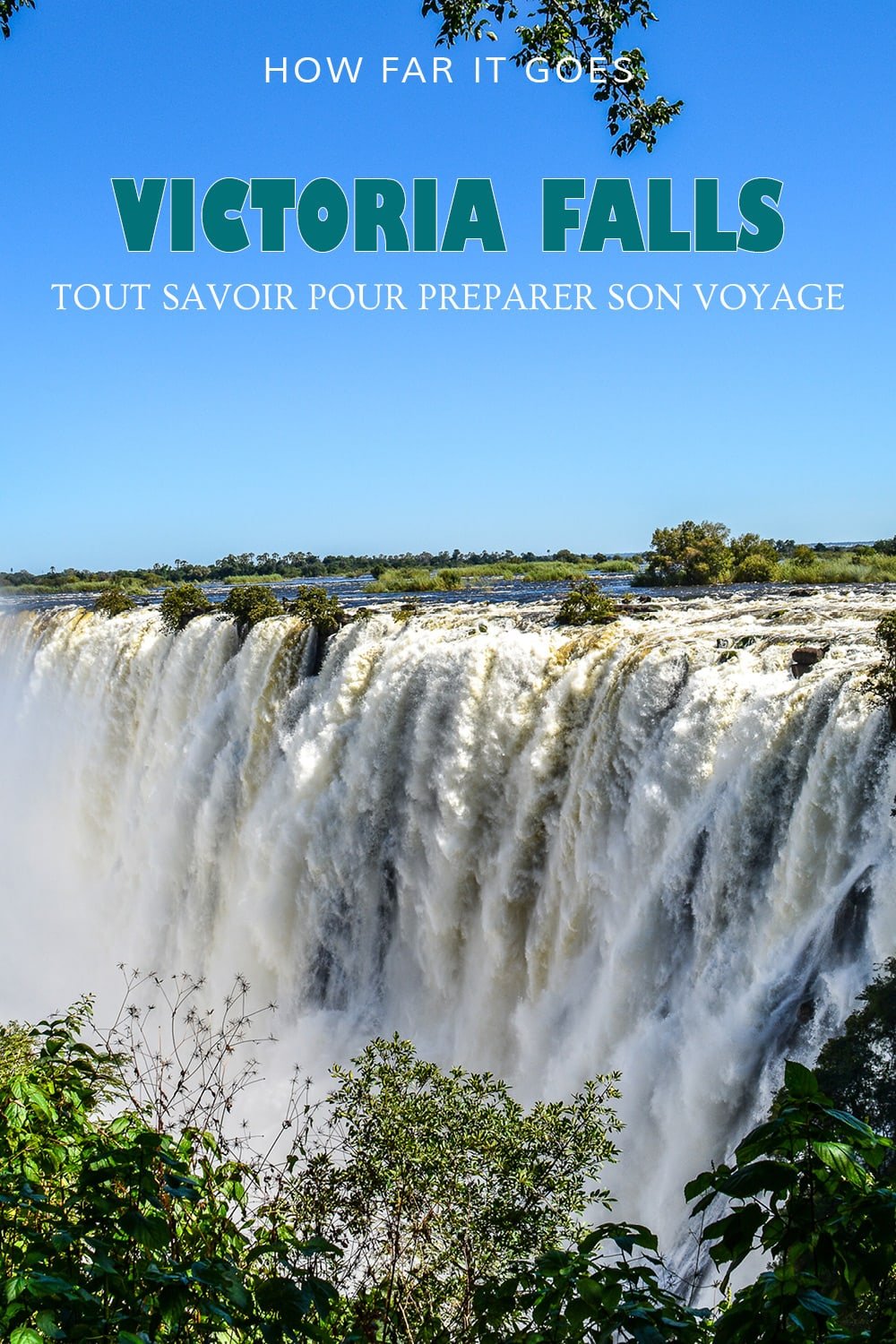 Les chutes Victoria en Zambie
